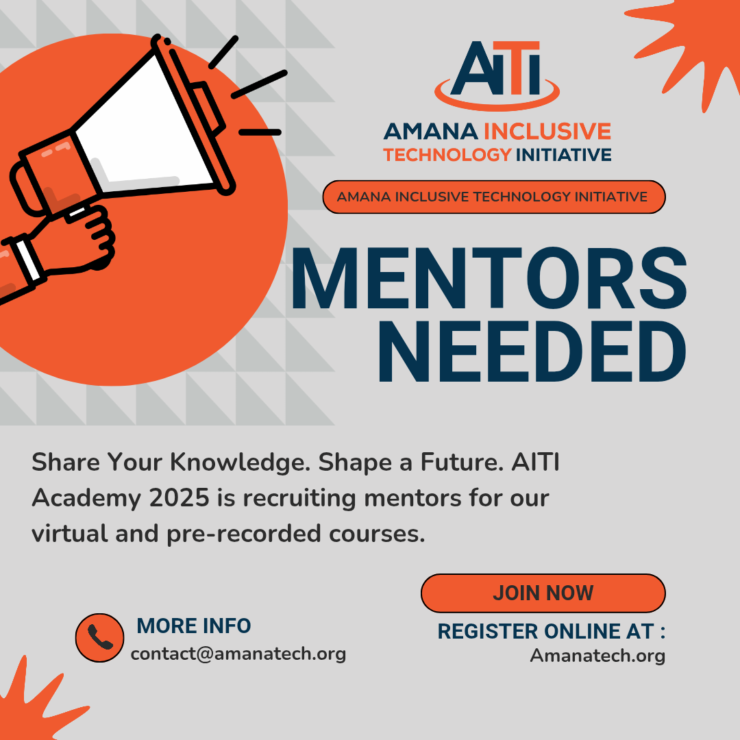 AITI Academy 2025 Calls for Mentors for Virtual & Pre-Recorded Tech Courses